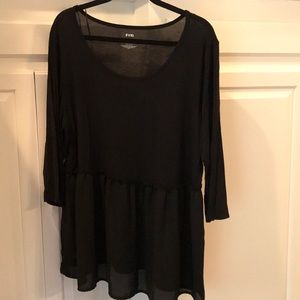 Women’s black blouse